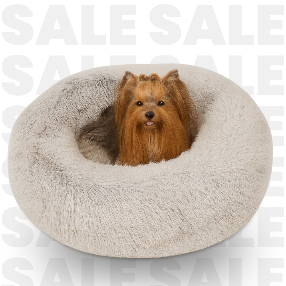 Comfort Plush Dog Bed – Washable, Non-Slip & Calming Design