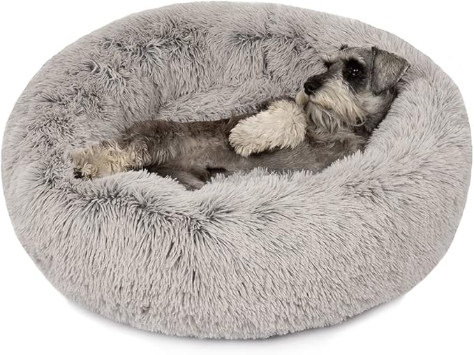Comfort Plush Dog Bed – Washable, Non-Slip & Calming Design