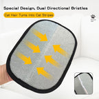 Electrostatic Pet Hair Removal Gloves: Quick Wiping - Reusable & Washable for Sofa Clothing Pet Beds Effortless Cats & Dogs Hair Remover for Busy Pet Owners (Black)