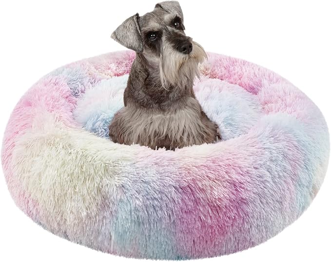 Comfort Plush Dog Bed – Washable, Non-Slip & Calming Design