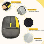 Electrostatic Pet Hair Removal Gloves: Quick Wiping - Reusable & Washable for Sofa Clothing Pet Beds Effortless Cats & Dogs Hair Remover for Busy Pet Owners (Black)