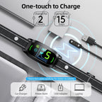 Dog Bark Collar for Large Medium Small Dogs, Rechargeable Smart Bark Collar, anti Barking Training Collar with 5 Adjustable Sensitivity Beep Vibration (Black)